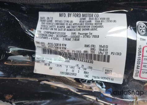 2014 Ford Mustang V6 Premium from USA, damaged, VIN 1ZVBP8AM7E5253330